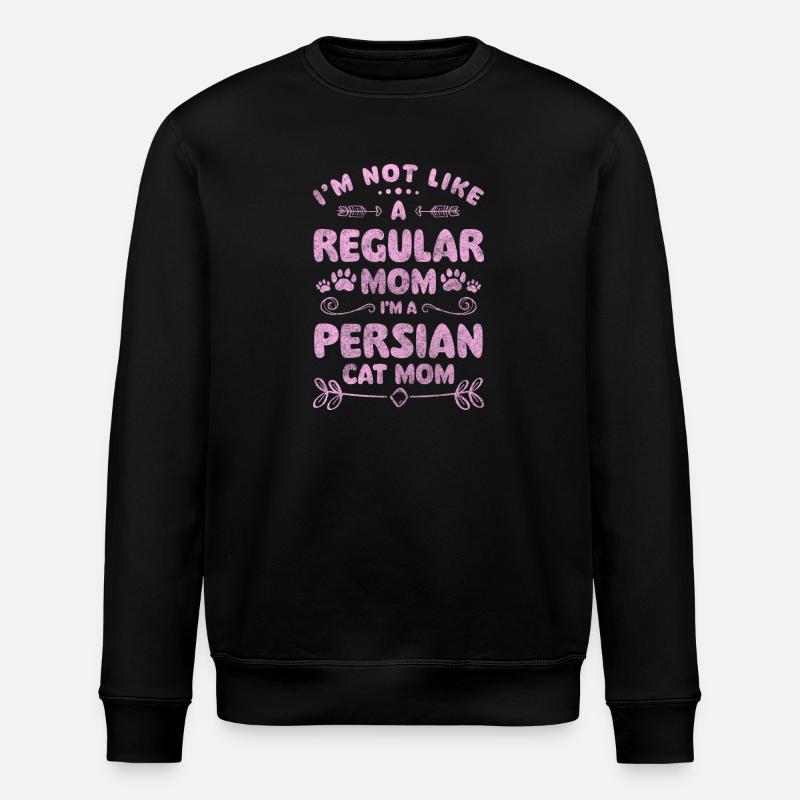 Perser Haustier Pfote - Stanley/Stella Unisex Bio-Sweatshirt ROLLER - Schwarz