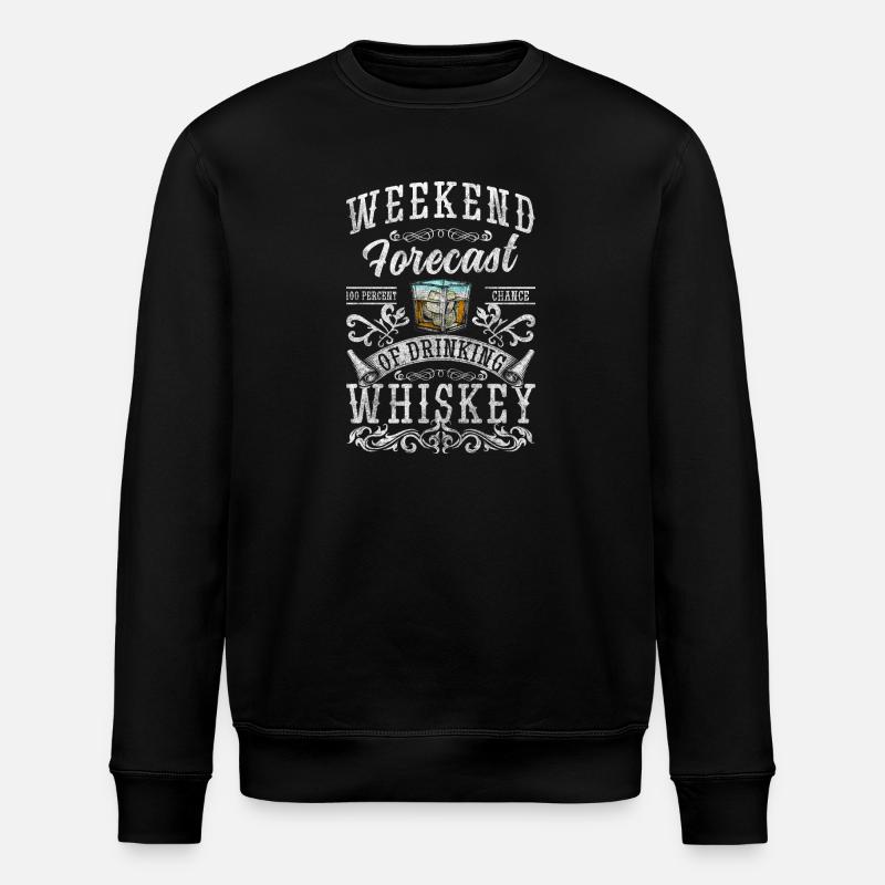 Rum Genuss Feiern Drink - Stanley/Stella Unisex Bio-Sweatshirt ROLLER - Schwarz