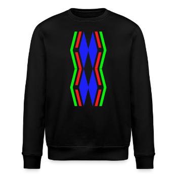 Neuer Typ - Stanley/Stella Unisex Bio-Sweatshirt ROLLER - Schwarz - Vorne - Nik (191cm)