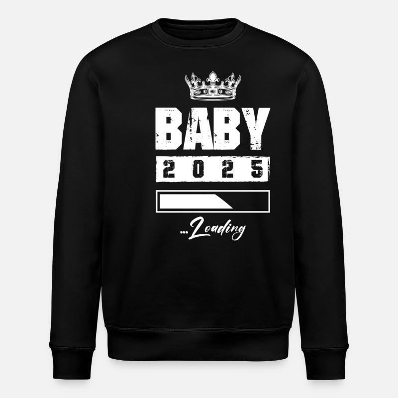Bébé 2025 Chargement - Sweat bio ROLLER Stanley/Stella Unisexe - noir