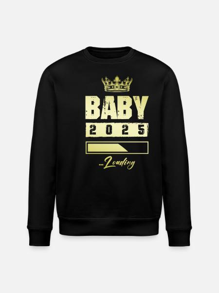 Baby 2025 Loading - Stanley/Stella ROLLER Unisex Organic Sweatshirt - black