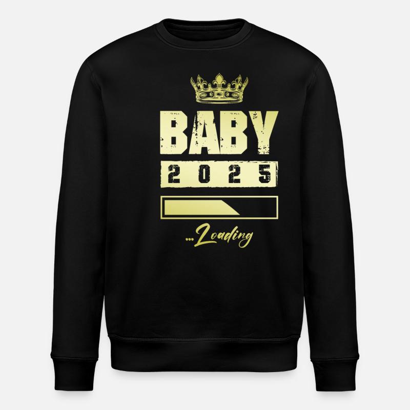 Bébé 2025 Chargement - Sweat bio ROLLER Stanley/Stella Unisexe - noir