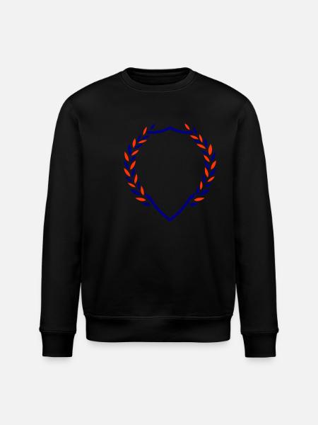 Schild Kranz Symbol Wappen - Stanley/Stella Unisex Bio-Sweatshirt ROLLER - Schwarz