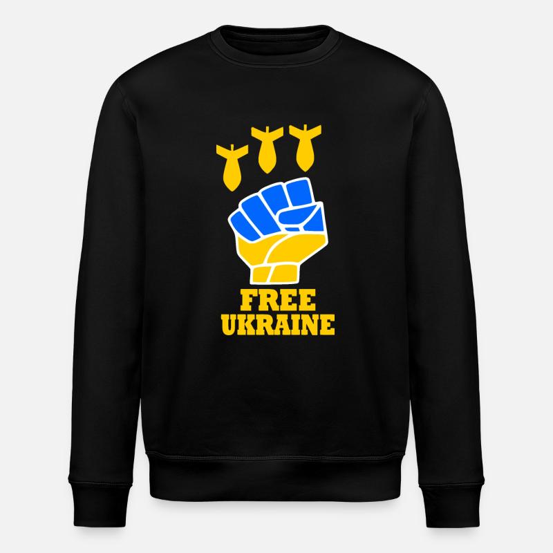 Ukraine - Sweat bio ROLLER Stanley/Stella Unisexe - noir