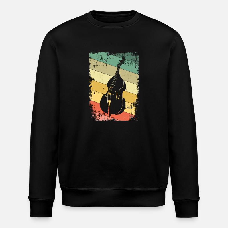 contrabass - Stanley/Stella ROLLER Unisex Organic Sweatshirt - black