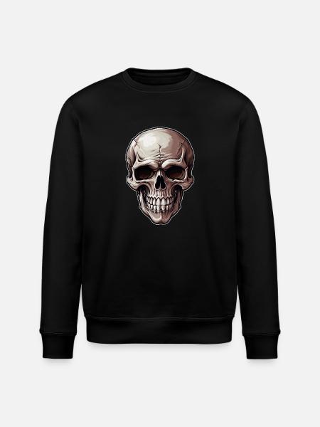 Skull - Stanley/Stella ROLLER Unisex Organic Sweatshirt - black
