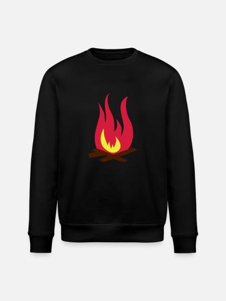 Feuer - Stanley/Stella Unisex Bio-Sweatshirt ROLLER - Schwarz
