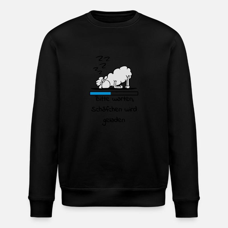 Schäfchen - Stanley/Stella Unisex Bio-Sweatshirt ROLLER - Schwarz