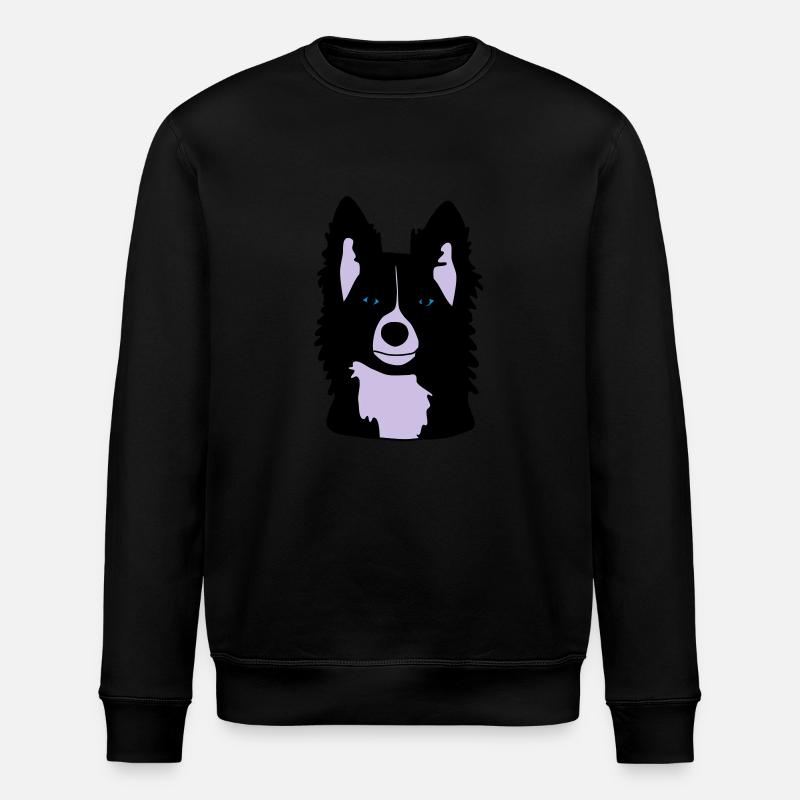 Velvet Kopfbild Vektor - Stanley/Stella Unisex Bio-Sweatshirt ROLLER - Schwarz