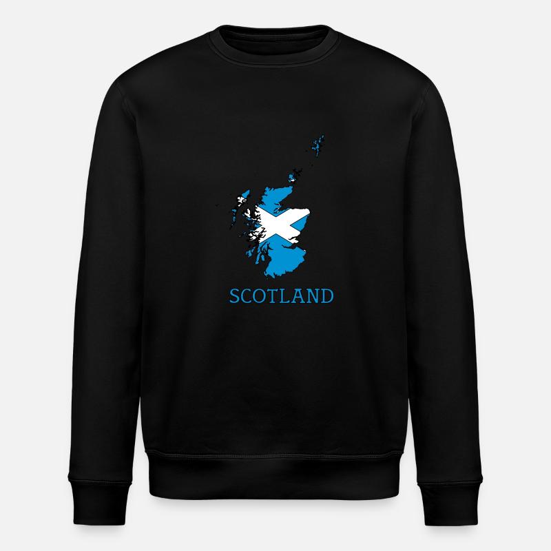 scotland - Stanley/Stella Unisex Bio-Sweatshirt ROLLER - Schwarz
