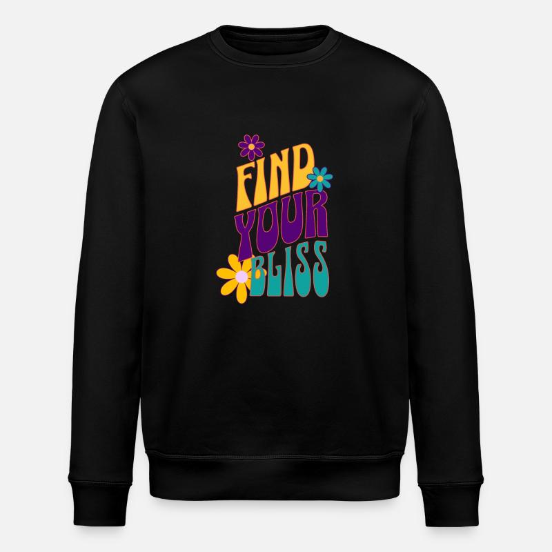 self love affirmation - Stanley/Stella ROLLER Unisex Organic Sweatshirt - black