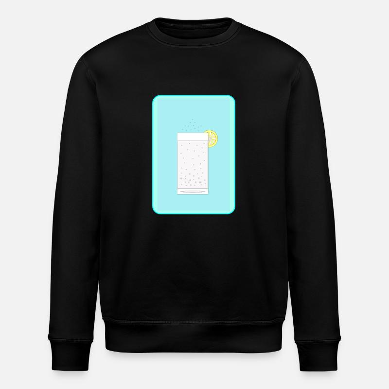 Eau minérale - Sweat bio ROLLER Stanley/Stella Unisexe - noir