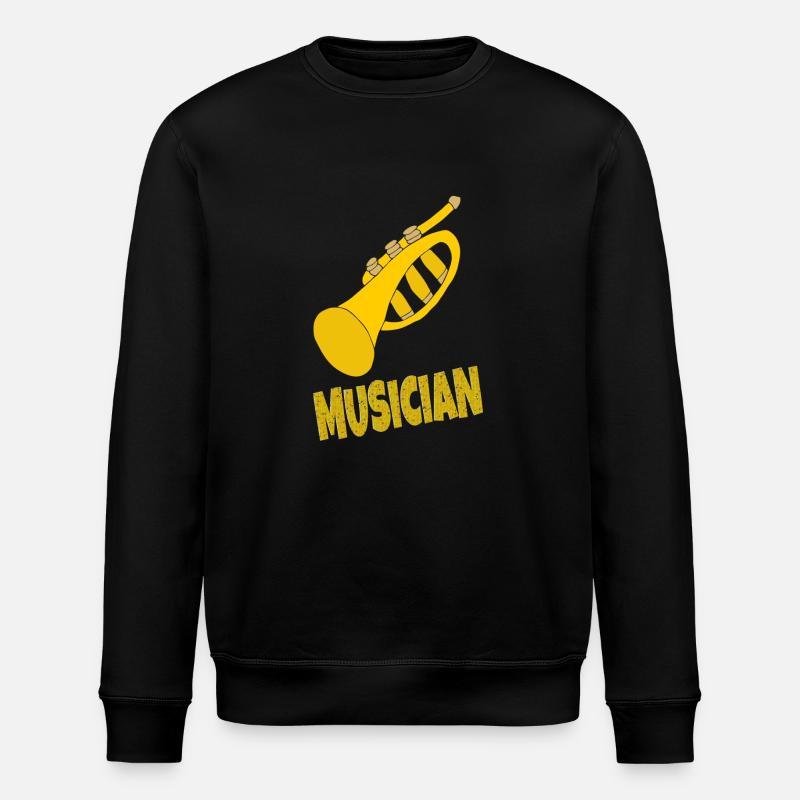 TROMPETE MUSICIAN - Stanley/Stella Unisex Bio-Sweatshirt ROLLER - Schwarz