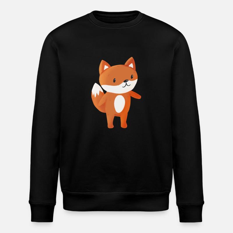 Fuchs - Stanley/Stella Unisex Bio-Sweatshirt ROLLER - Schwarz