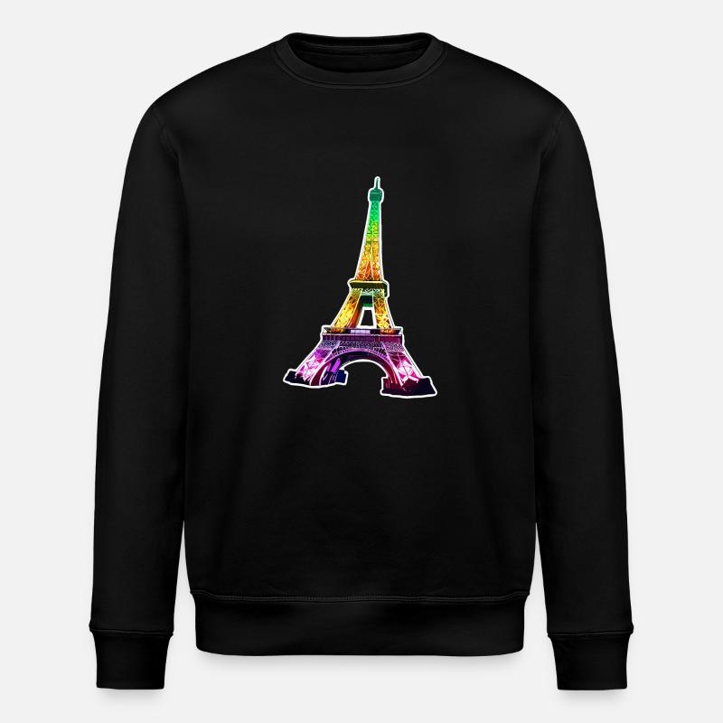 Eiffelturm #17 - Stanley/Stella Unisex Bio-Sweatshirt ROLLER - Schwarz