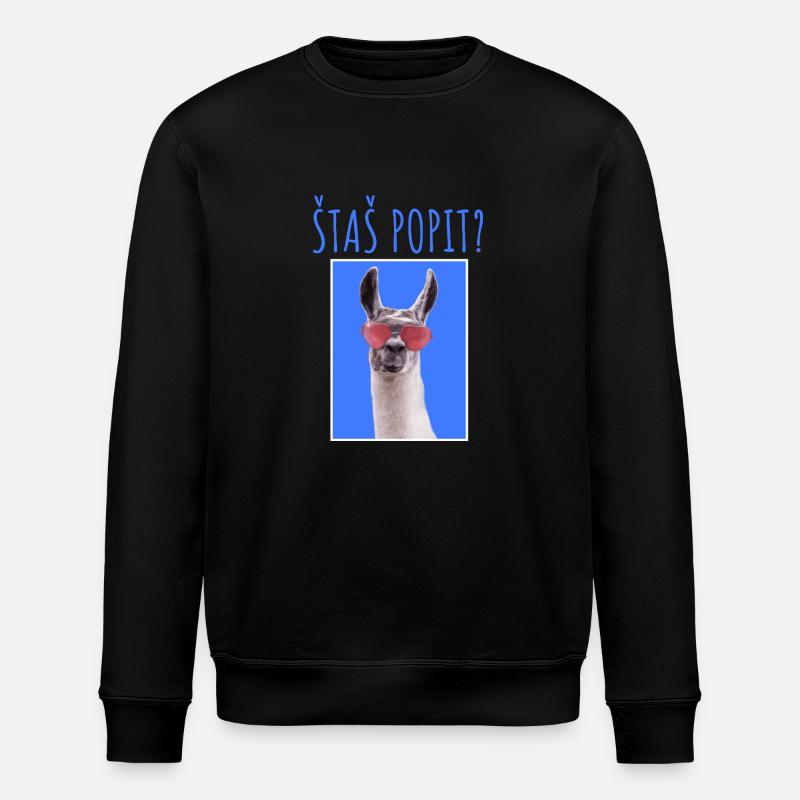 ŠTAŠ POPIT MAJICA - Stanley/Stella Unisex Bio-Sweatshirt ROLLER - Schwarz