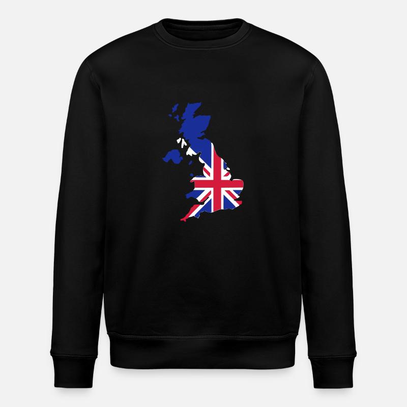 UK Grossbritannien - Stanley/Stella Unisex Bio-Sweatshirt ROLLER - Schwarz