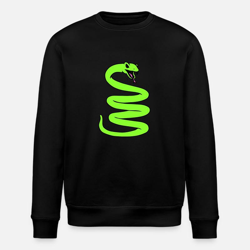 Coiled Snale - Stanley/Stella Unisex Bio-Sweatshirt ROLLER - Schwarz