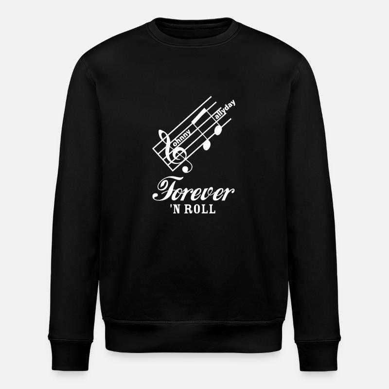johnny wite - Stanley/Stella ROLLER Unisex Organic Sweatshirt - black