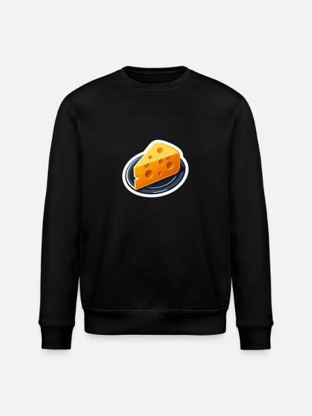 Alles Käse - Stanley/Stella Unisex Bio-Sweatshirt ROLLER - Schwarz