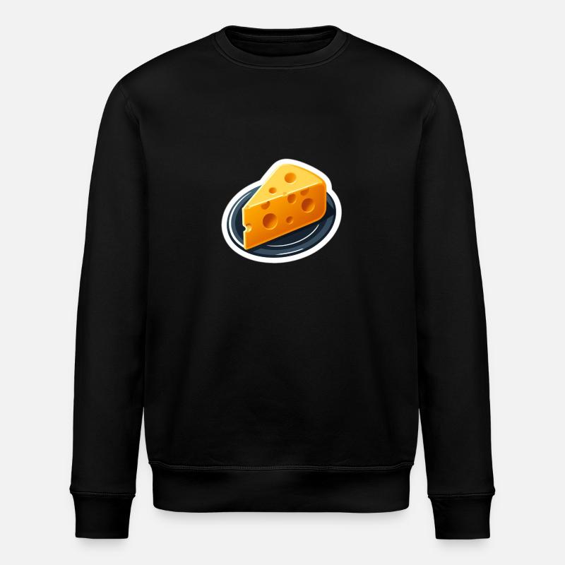 Alles Käse - Stanley/Stella Unisex Bio-Sweatshirt ROLLER - Schwarz