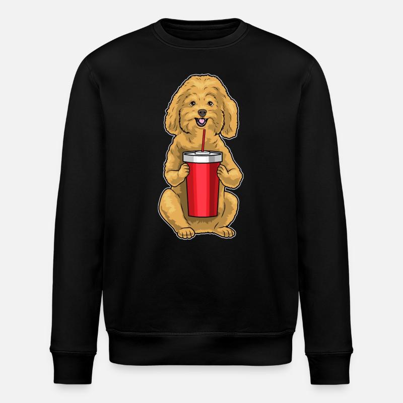 Mug caniche - Sweat bio ROLLER Stanley/Stella Unisexe - noir