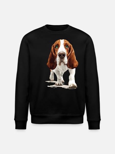Basset - Stanley/Stella Unisex Bio-Sweatshirt ROLLER - Schwarz