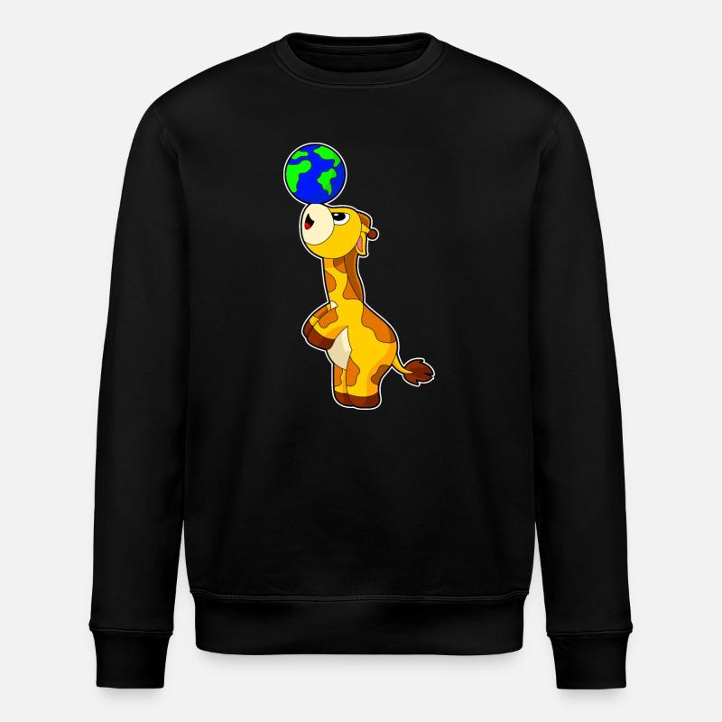 Terre de girafe - Sweat bio ROLLER Stanley/Stella Unisexe - noir