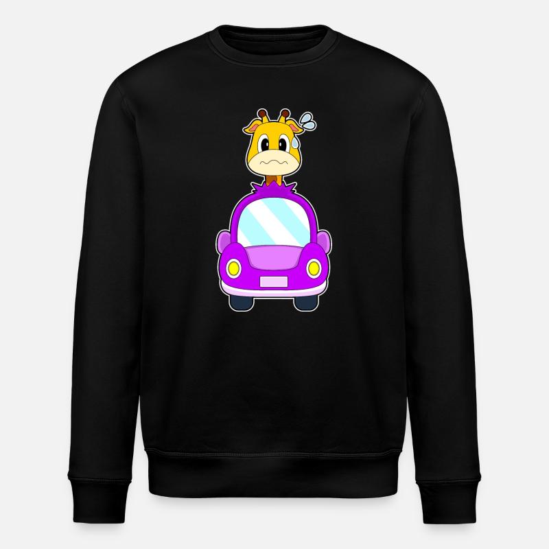 Voiture Girafe - Sweat bio ROLLER Stanley/Stella Unisexe - noir