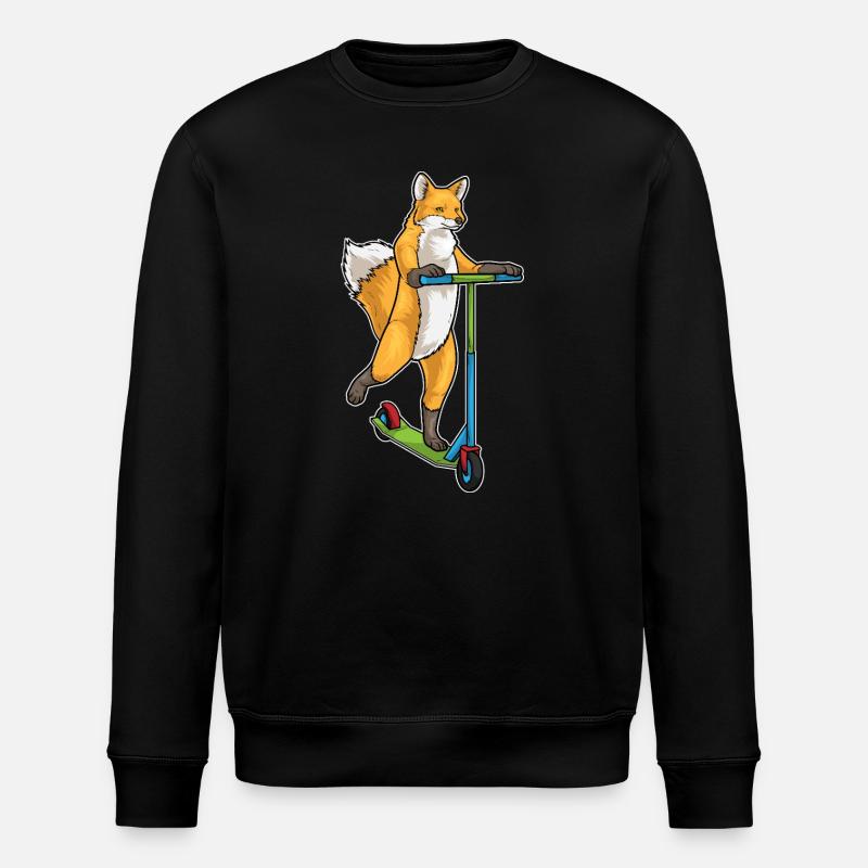Fuchs Tretroller - Stanley/Stella Unisex Bio-Sweatshirt ROLLER - Schwarz