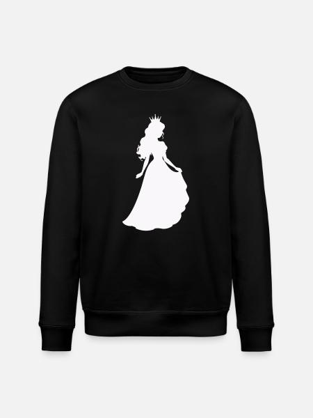 Royal Princess Silhouette - Stanley/Stella ROLLER Unisex Organic Sweatshirt - black