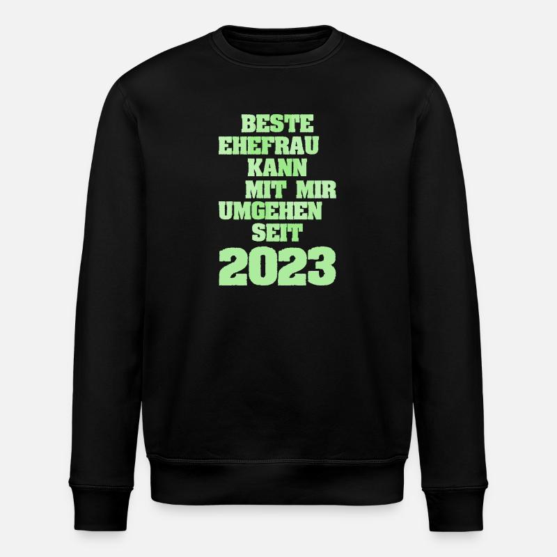 Mariage 2023 - Sweat bio ROLLER Stanley/Stella Unisexe - noir