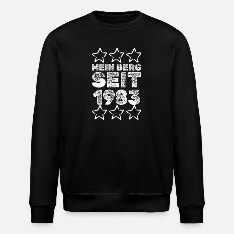 Mountaineer 1983 - Stanley/Stella ROLLER Unisex Organic Sweatshirt - black