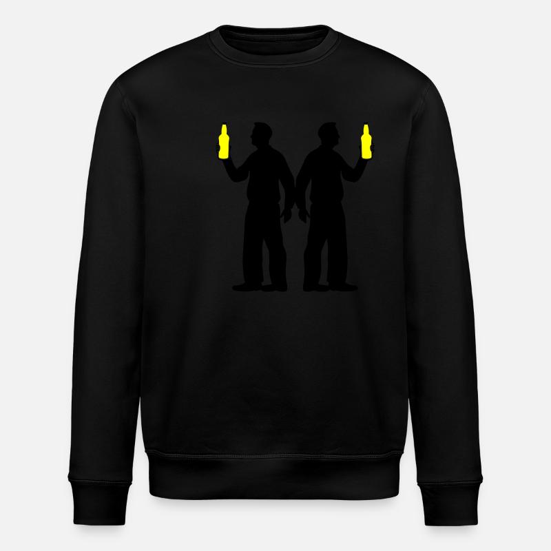 Drinking Team Jga - Stanley/Stella ROLLER Unisex Organic Sweatshirt - black