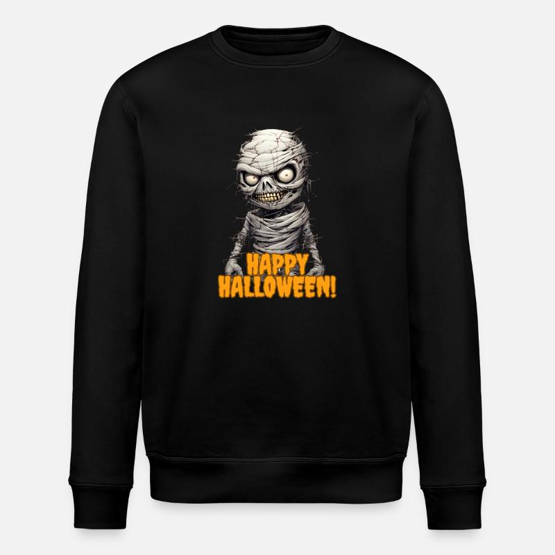Happy Halloween - Stanley/Stella Unisex Bio-Sweatshirt ROLLER - Schwarz