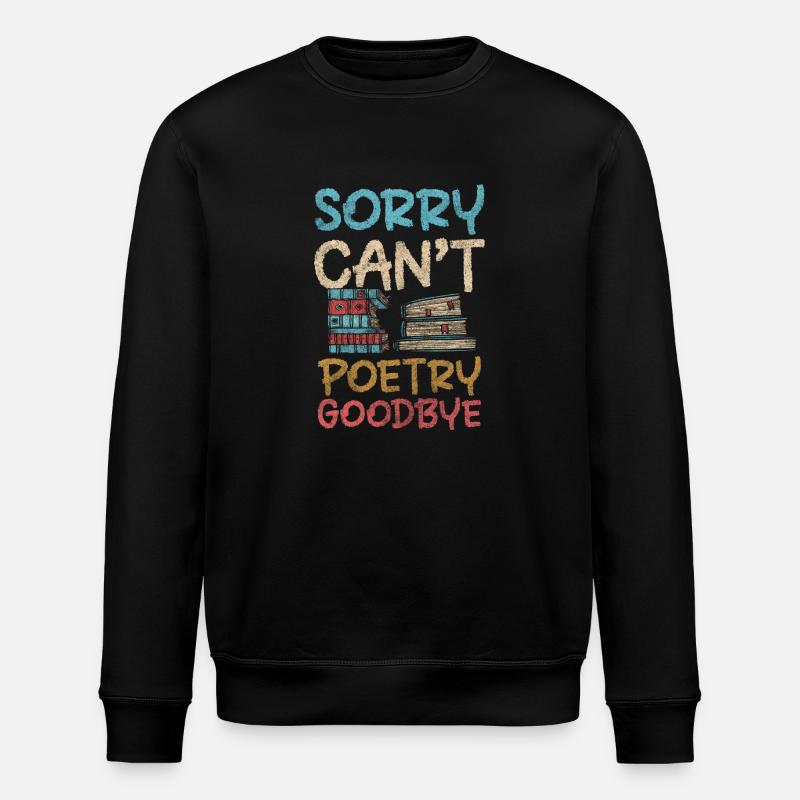 Écrivains Savoir Poètes - Sweat bio ROLLER Stanley/Stella Unisexe - noir