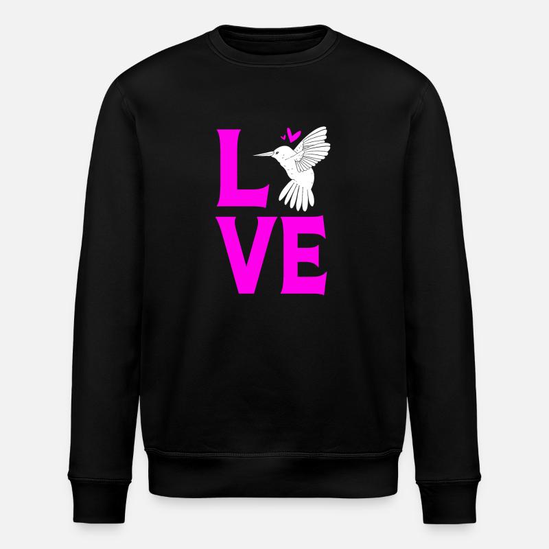 Kolibri - Stanley/Stella Unisex Bio-Sweatshirt ROLLER - Schwarz