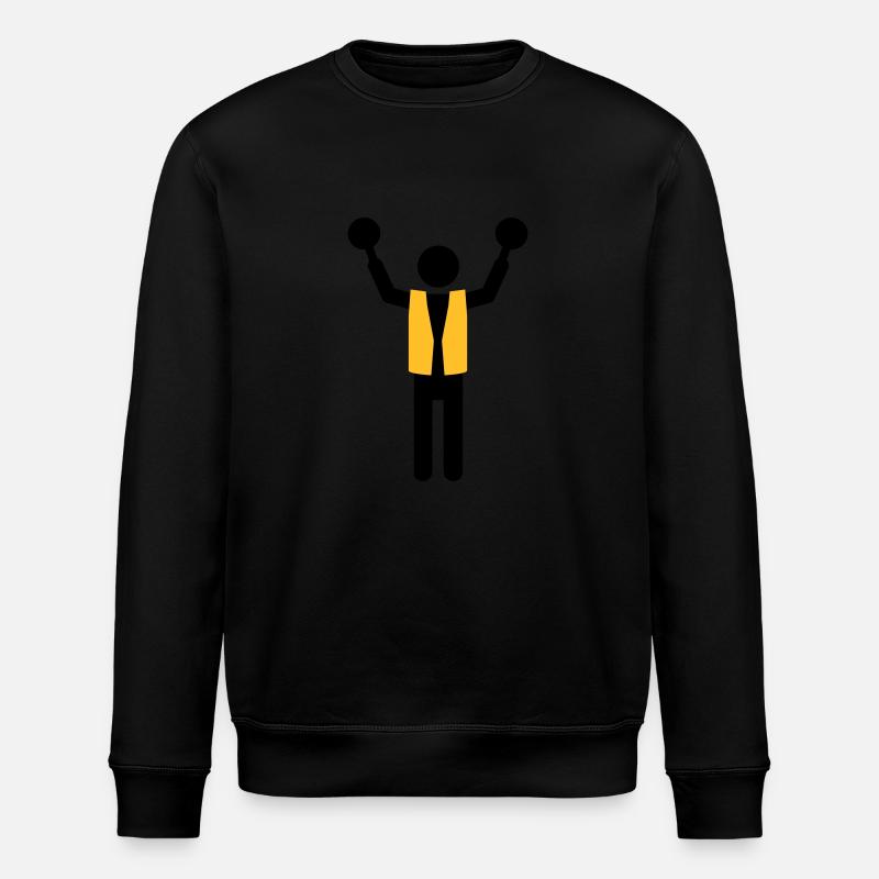 fluglotse - Stanley/Stella Unisex Bio-Sweatshirt ROLLER - Schwarz