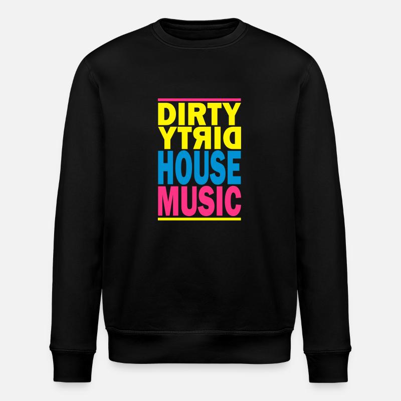 House Music - Stanley/Stella Unisex Bio-Sweatshirt ROLLER - Schwarz