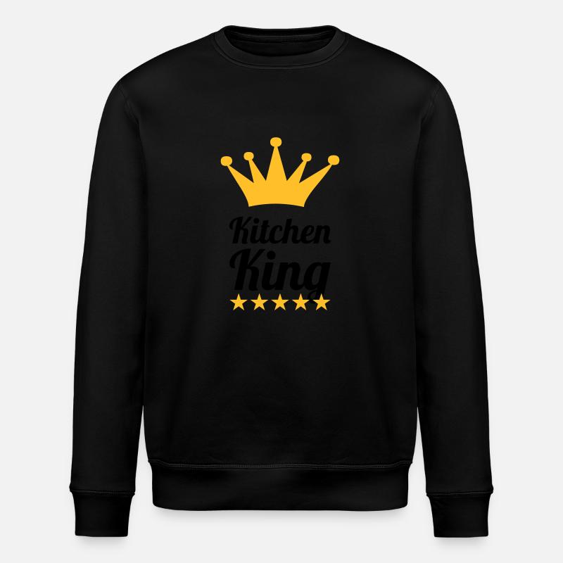 Kitchen King - Stanley/Stella Unisex Bio-Sweatshirt ROLLER - Schwarz
