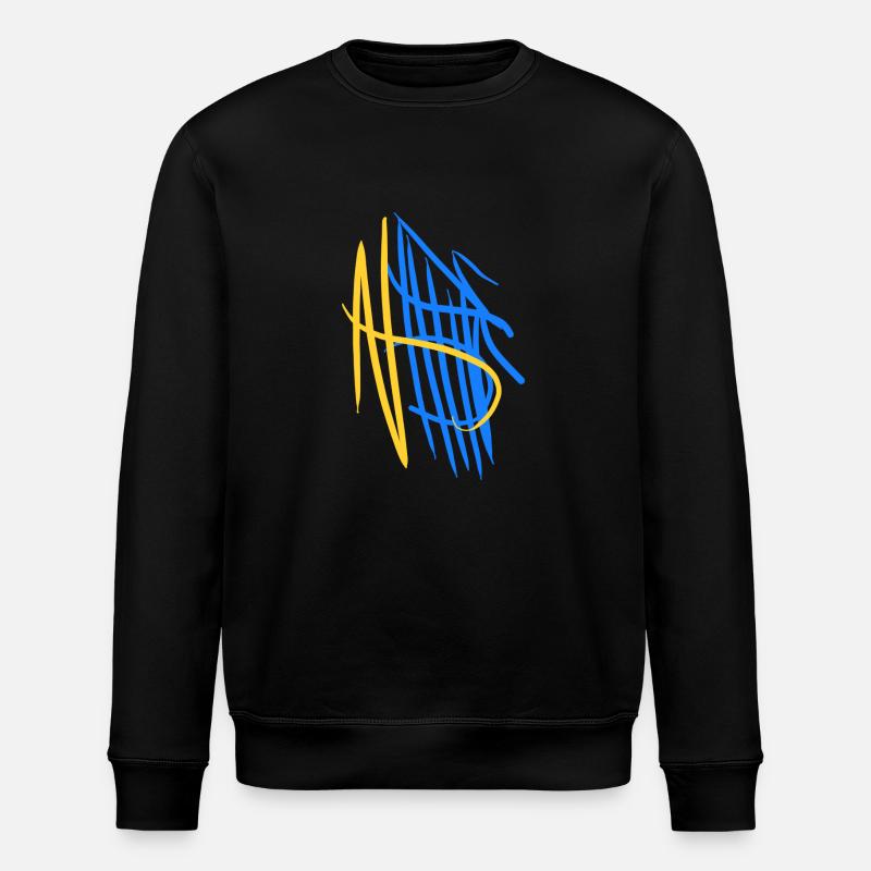 Ukrainian creativity - Stanley/Stella ROLLER Unisex Organic Sweatshirt - black
