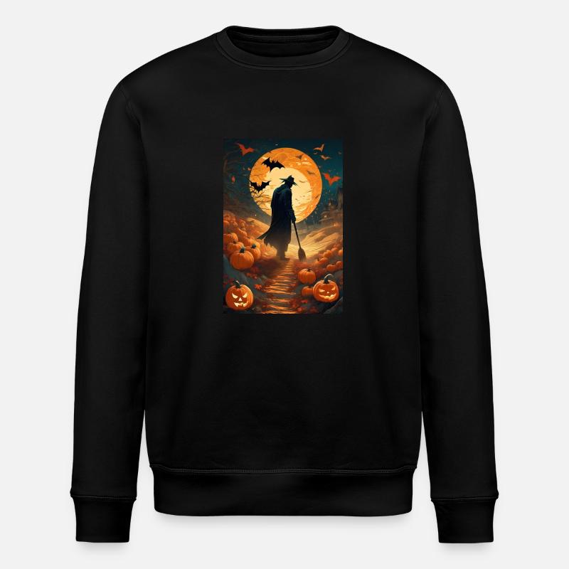 Épouvantail vivant - Sweat bio ROLLER Stanley/Stella Unisexe - noir