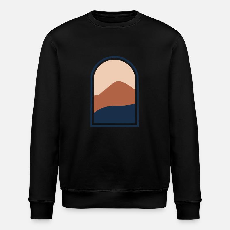 Conception abstraite - Sweat bio ROLLER Stanley/Stella Unisexe - noir