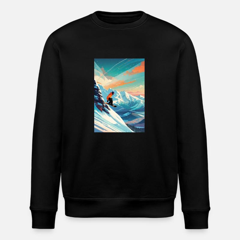 Snowboarder III - Sweat bio ROLLER Stanley/Stella Unisexe - noir