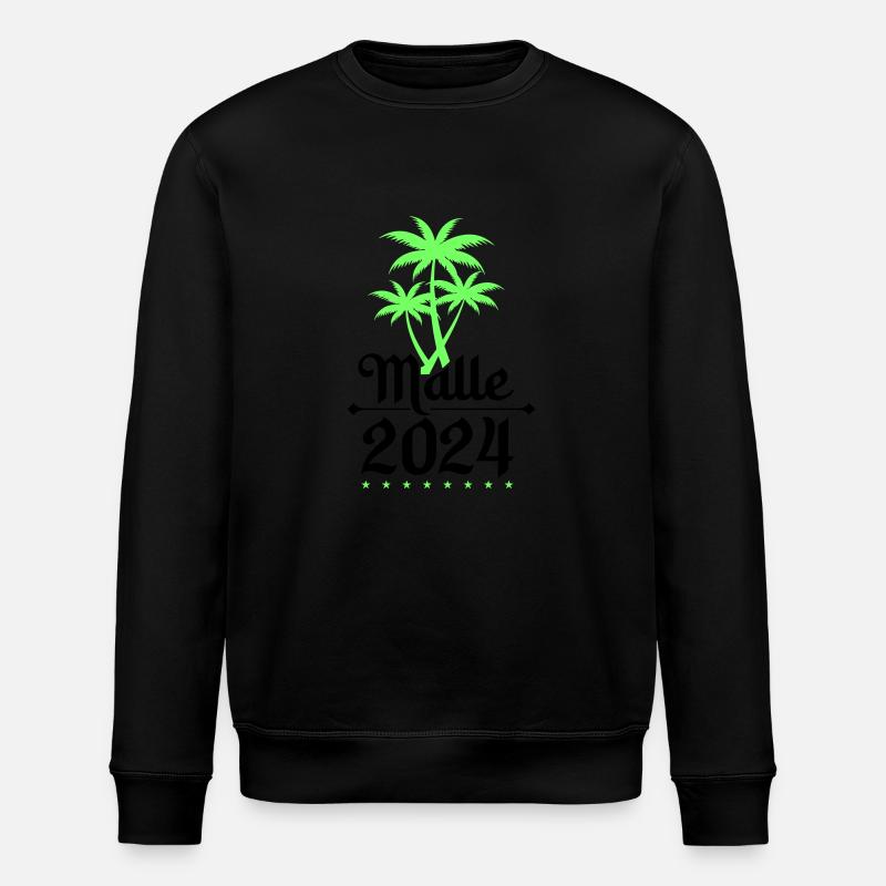 Malle 2024 Palmiers - Sweat bio ROLLER Stanley/Stella Unisexe - noir