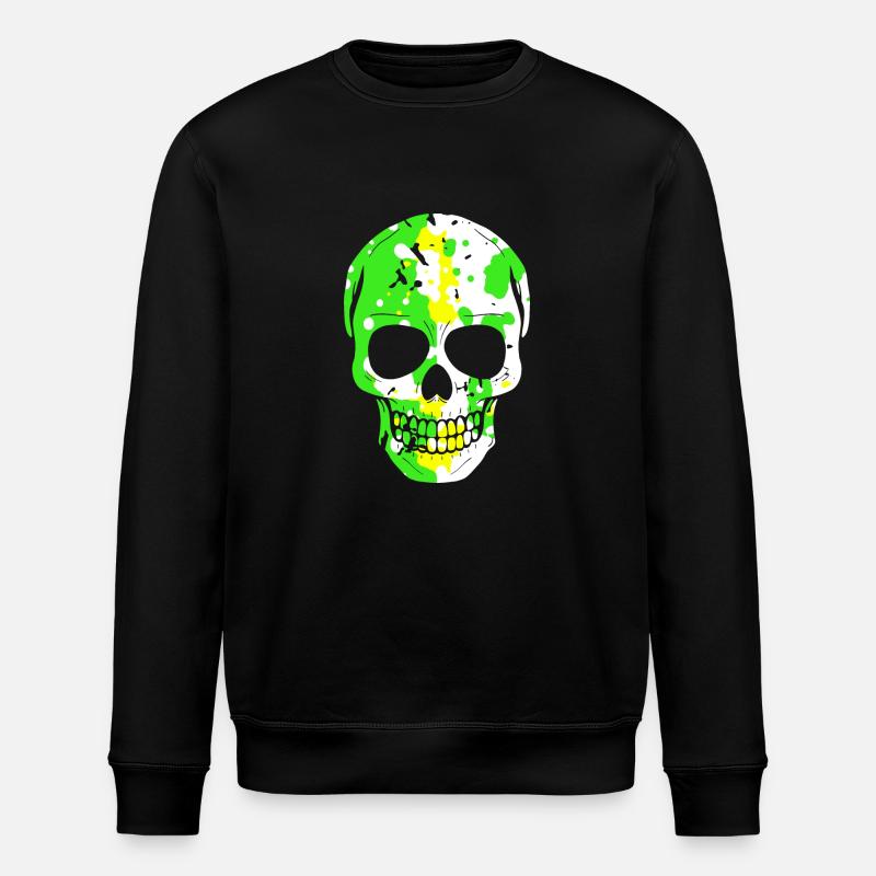 Crâne cool - Sweat bio ROLLER Stanley/Stella Unisexe - noir