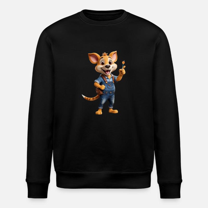 Animal mignon - Sweat bio ROLLER Stanley/Stella Unisexe - noir