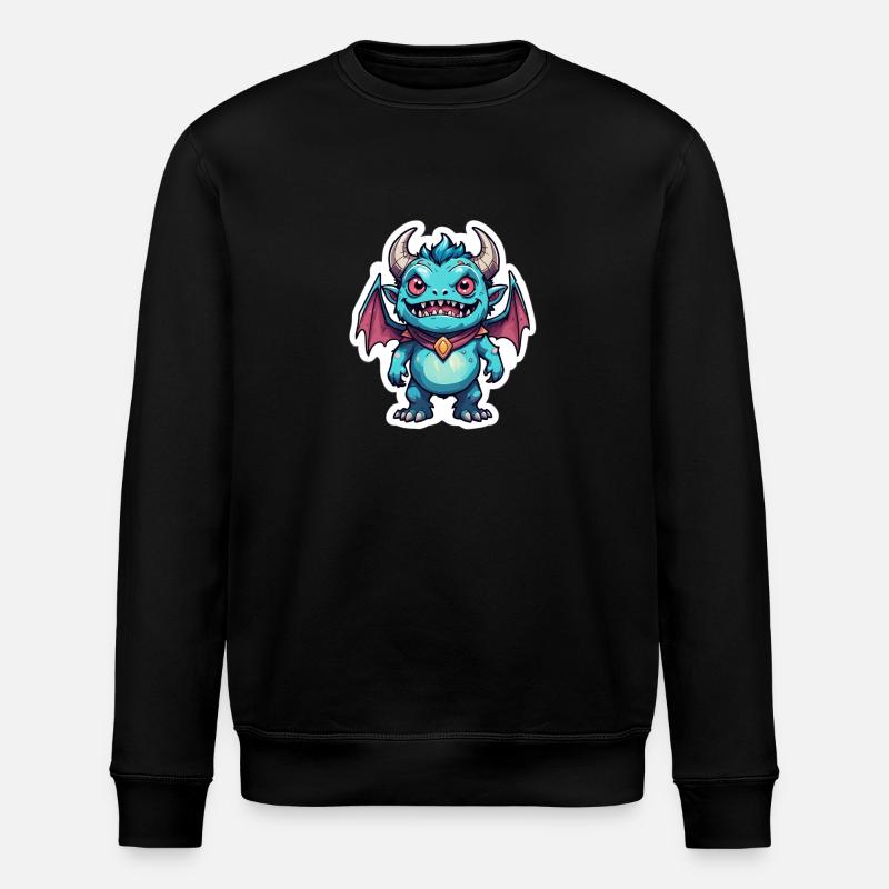 Dungeon Monster - Stanley/Stella Unisex Bio-Sweatshirt ROLLER - Schwarz