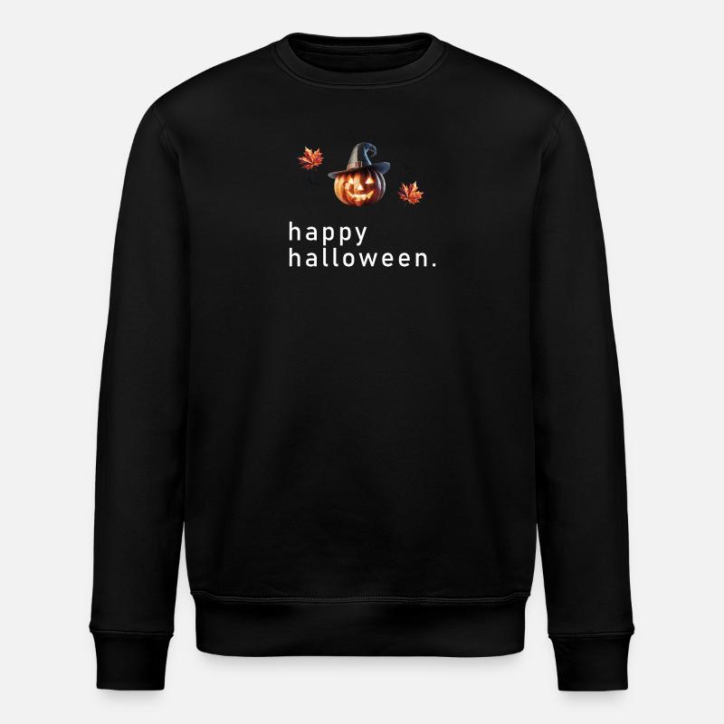 Happy Halloween Polygon - Stanley/Stella Unisex Bio-Sweatshirt ROLLER - Schwarz