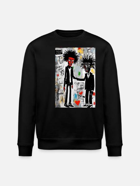 Urban Love: Art Pop - Stanley/Stella ROLLER Unisex Organic Sweatshirt - black